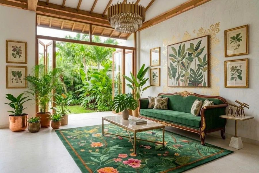 Cách chọn thảm phong cách Tropical 44