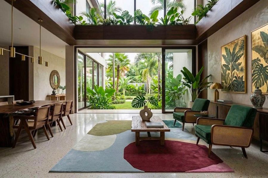 Cách chọn thảm phong cách Tropical 88