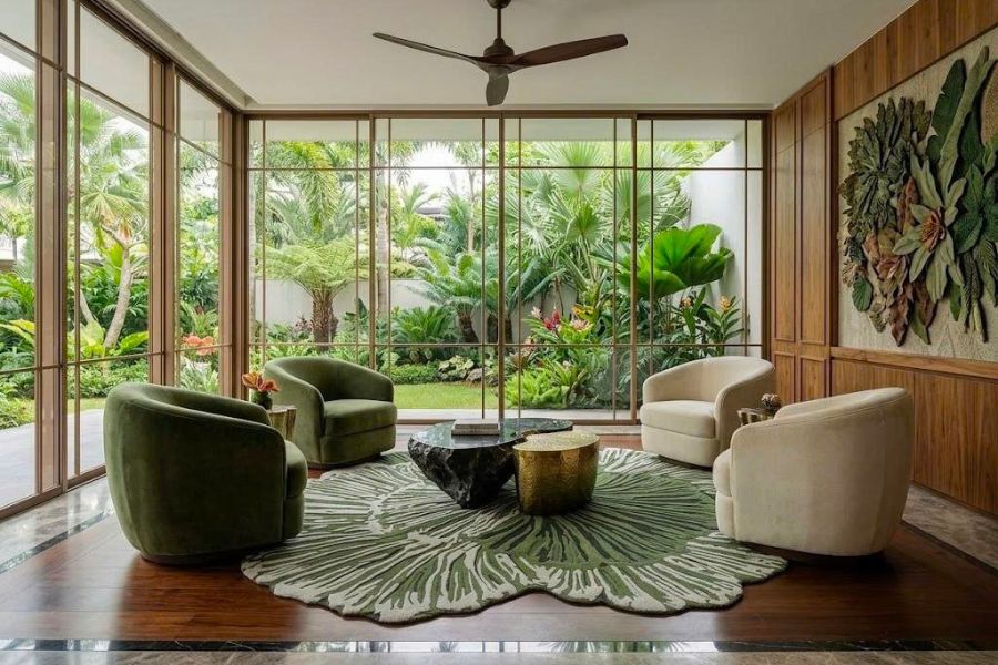 Cách chọn thảm phong cách Tropical 99