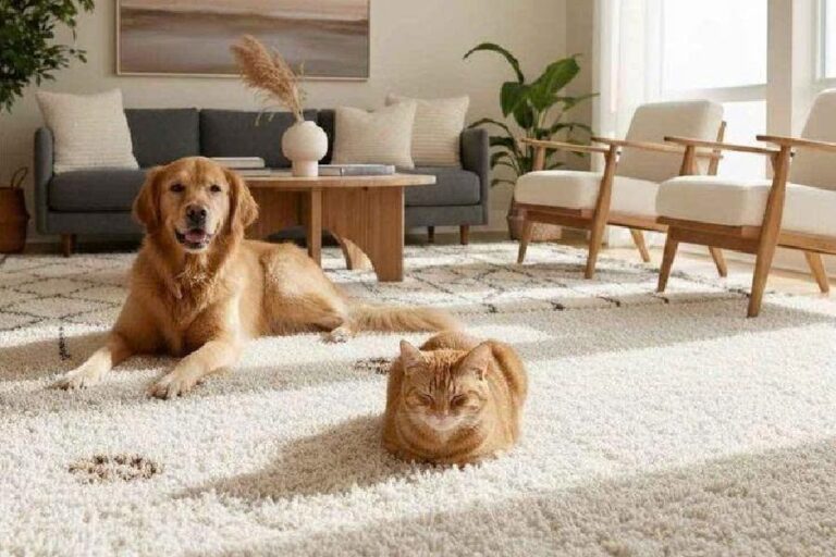 Cách chọn thảm trải sàn cho nhà nuôi thú cưng 1