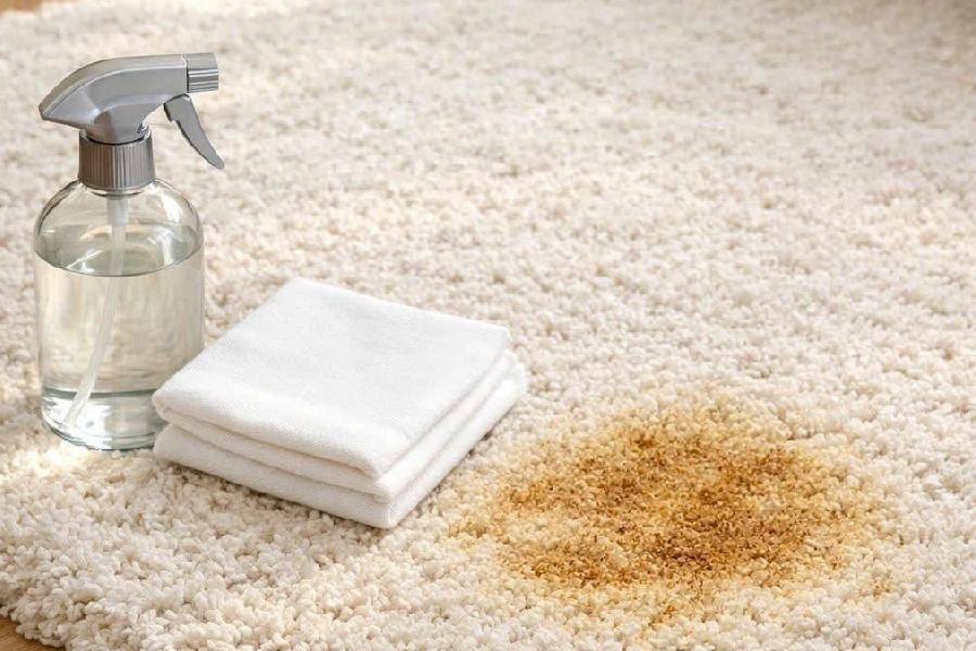Cách xử lý thảm trải sàn bị mốc tại nhà 1