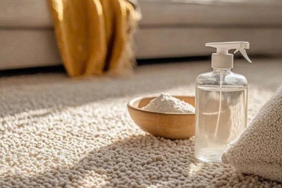 Cách xử lý thảm trải sàn bị mốc 6