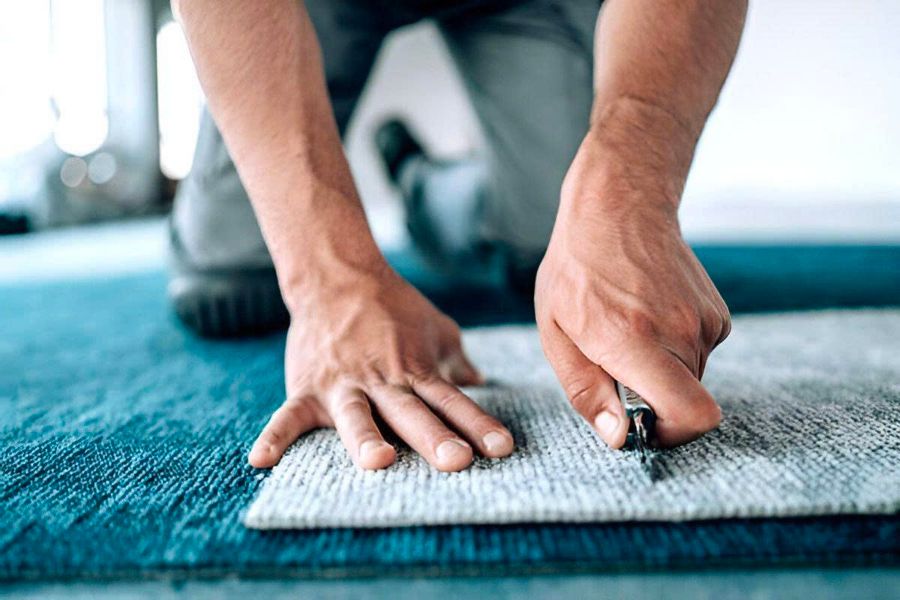 Cách dán thảm trải sàn tại nhà đúng kỹ thuật 1